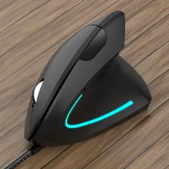 Delton Ergonomic 12 Optical USB Mouse, Black (DMERG12-U)* Ergonomic Mice