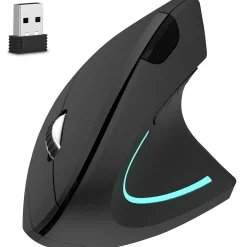 Delton Ergonomic 12 Wireless Ergonomic Optical 2.4 GHz Gaming Mouse, Black (DMERG12-WB)* Ergonomic Mice