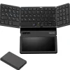 Delton F92 Foldable Portable Wireless Keyboard with Touchpad, Black (DKBF92)* Ergonomic Keyboard & Mouse Sets