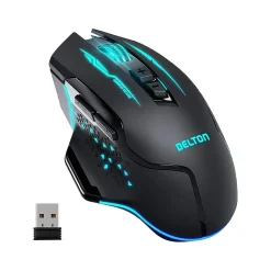 Delton G37 Wireless Optical Gaming Mouse, Black (DMGAM37ERG)* Ergonomic Mice