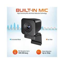 Delton HD 1080p Wireless Webcam, 2.1 Megapixels, Black (DCWC50)* Webcams