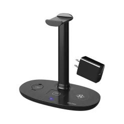 Delton HS1 Headset Stand and Wireless Charger with USB Type-C PD Adapter (DHSWC1)* Headsets