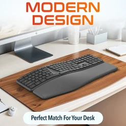 Delton KB250 Wireless Ergonomic Keyboard, Black (DKBE250-WB)* Ergonomic Keyboards