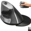Delton S22 Vertical Wireless Optical 2.4 GHz Mouse, Black (DMERGS22-WB)* Ergonomic Mice