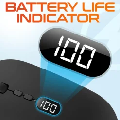 Delton S16 Wireless Ambidextrous Optical 2.4 GHz Mouse, Black (DMS16-WR)* Mice