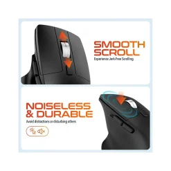 Delton S18 Wireless Optical Mouse, Black (DMS18-WB)* Ergonomic Mice