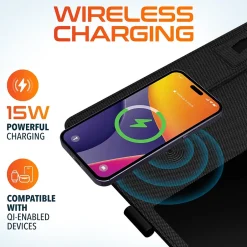 Delton S8/D101 Wireless Optical 2.4 GHz Mouse and Non-Skid Mouse Pad, Black (DMMPADKIT101)* Ergonomic Mice