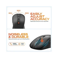 Delton Work Anywhere 90X Wireless Noise Canceling Bluetooth Computer On-Ear Headset Kit (DBND4WLS90XREG)* Headsets