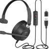Delton 40Y Noise-Canceling Mono Over-the-Ear Headset, USB Type-A (DWH40YAC)* Headsets