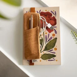 Denik Burgundy Bloom 1-Subject Composition Notebook, College Ruled, Multicolor (NBPOUCHSET1378L) Hot