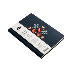 Denik Evelynn Blue Vegan Suede Journal, 5.75" x 8.25" (AHBC550L) Hot