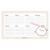 Denik Lil B Dumpling Notepad, 10" x 6", Multicolor, 52 Sheets/Pad (DP1887) Online