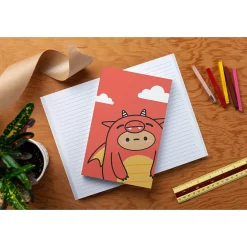 Denik Smoko Tayto Dragon Journal, 5.25" x 8.25", College Ruled, 144 Pages (LFC1902L) Discount