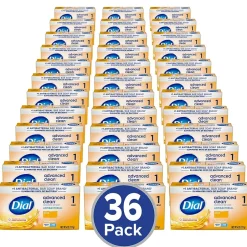 Dial Advanced Clean Antibacterial Bar Soap, Gold Scent, 36/Carton (00052336926172)