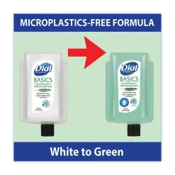 Dial Professional Basics MP Free Liquid Hand Soap Refill for Versa Dispenser, 15 oz Refill Bottle, 6/Carton (DIA33827)