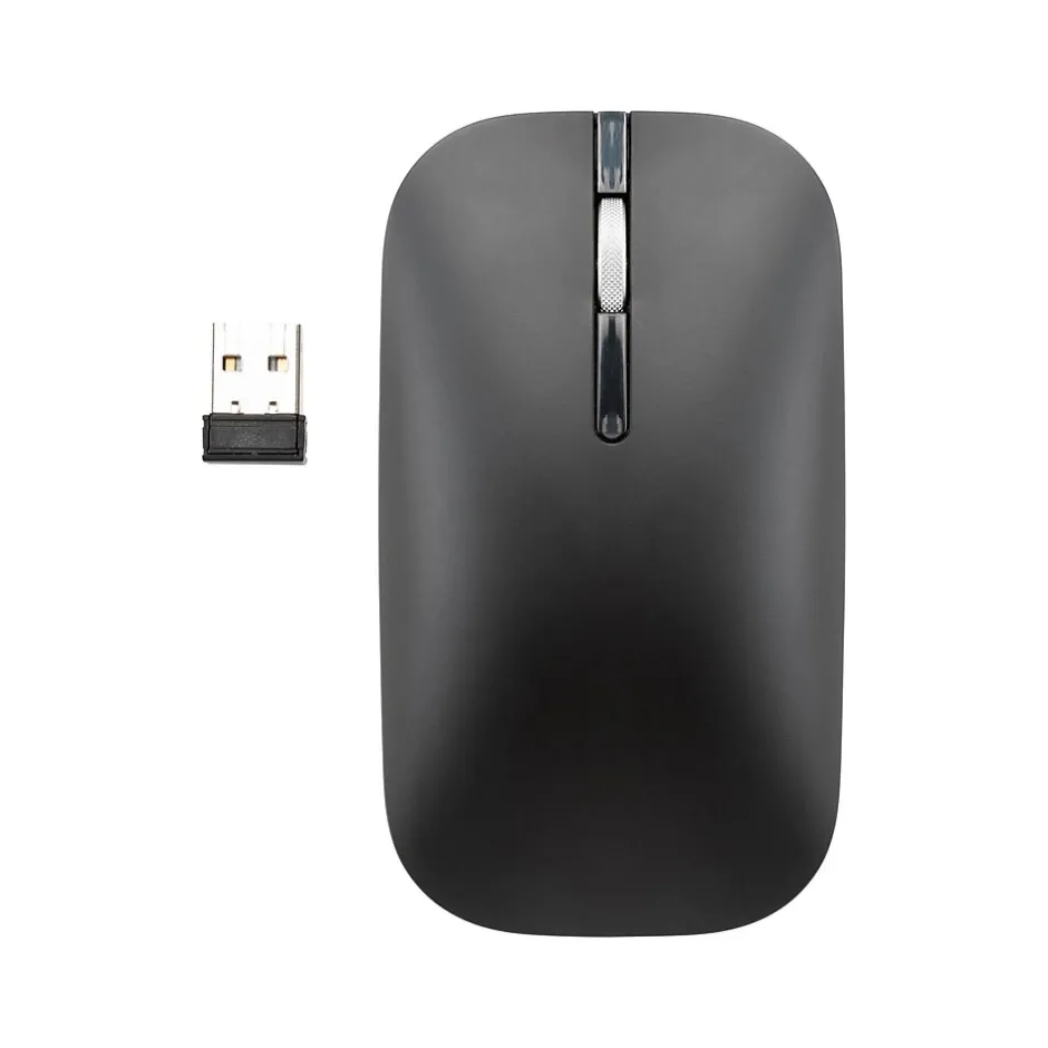 Digital Innovations LoPro Wireless Abidextrous Optical 2.4 GHz Mouse, Black (32312)* Mice