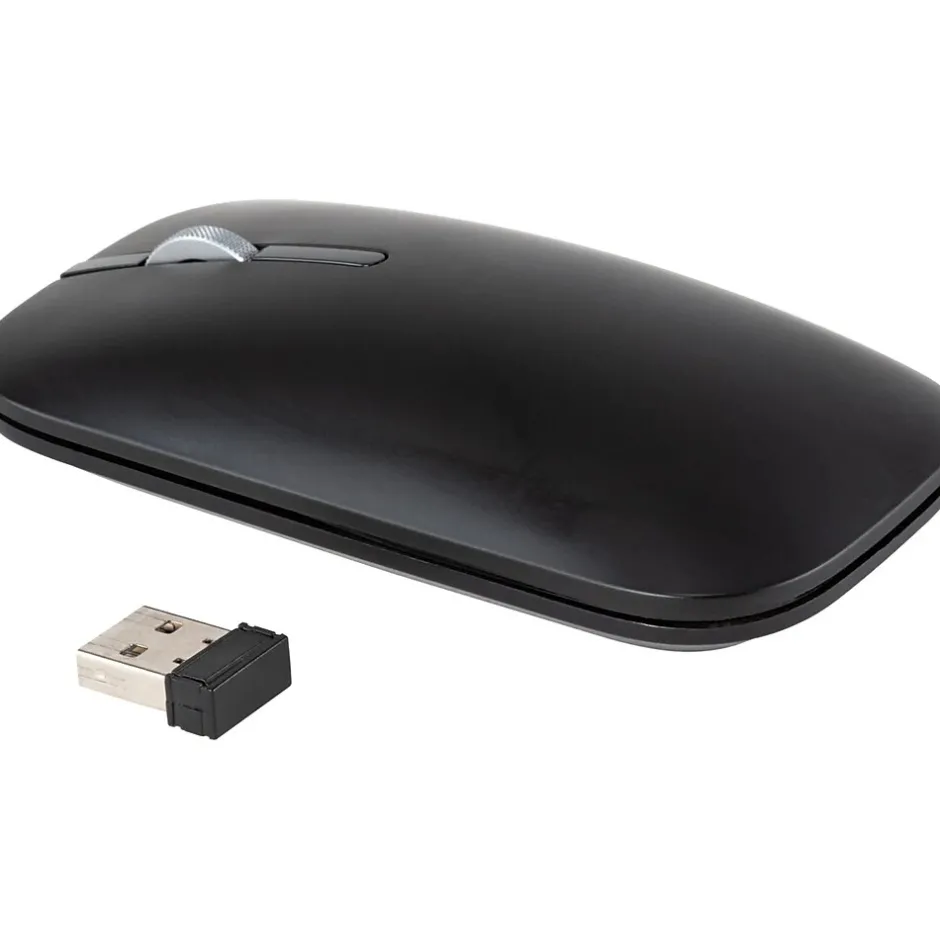 Digital Innovations LoPro Wireless Abidextrous Optical 2.4 GHz Mouse, Black (32312)* Mice