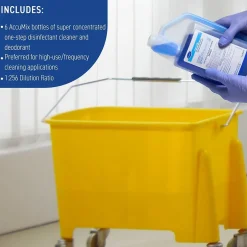 Diversey Virex II 256 One-Step Disinfectant Cleaner and Deodorant, 32 oz., 6/Carton (04331.)