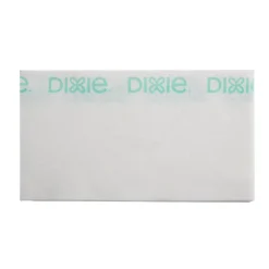 Dixie Durable Fibers Food Service Wipers, White w/ Green stripe, 150 Wipers/Box (29416)