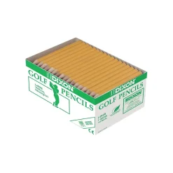 Dixon Golf Pre-Sharpened Wooden Pencil, 2.2mm, #2 Soft Lead, 144/Box (14998) Outlet