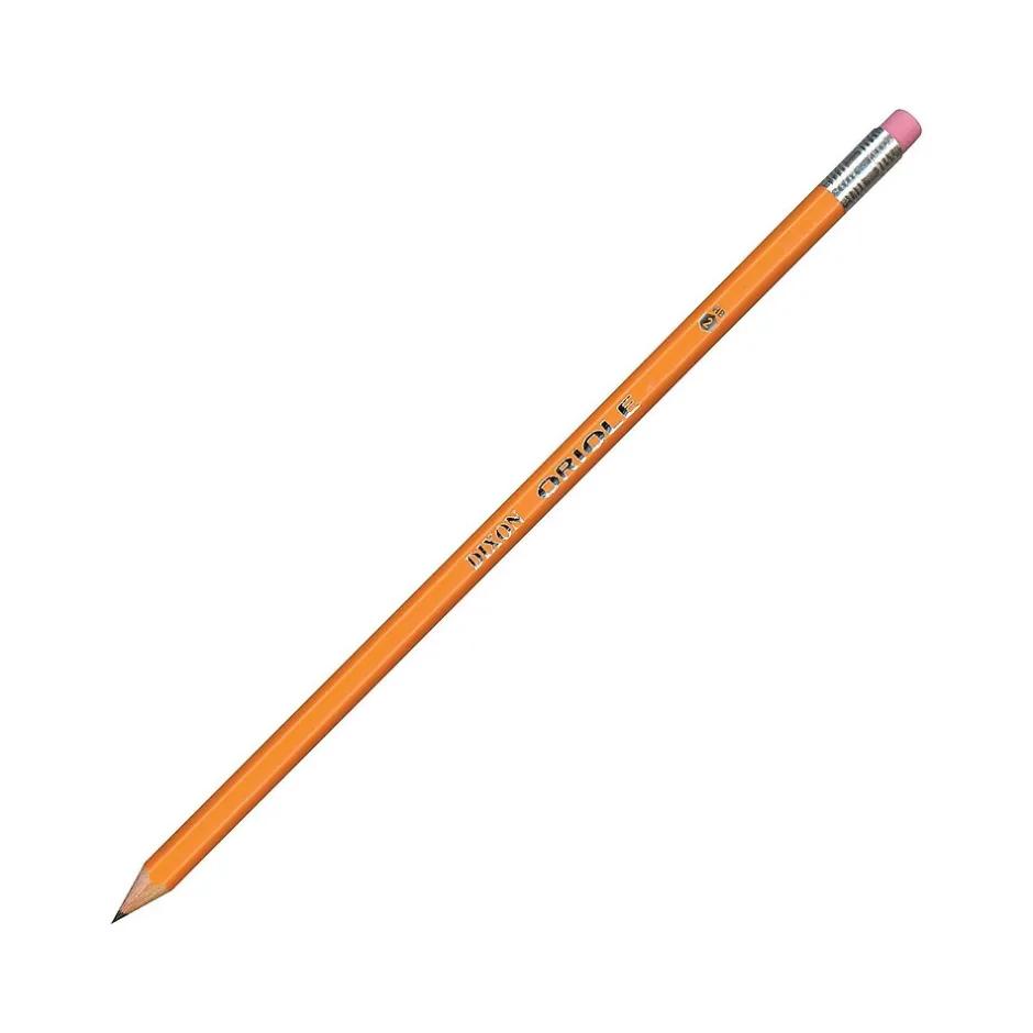 Dixon Oriole Wooden Pencil, 2mm, #2 Soft Lead, Dozen (12872) Discount