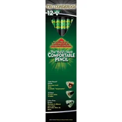Dixon Tri-Conderoga The World's Most Comfortable Pencil Wooden Pencils, No. 2 Medium Lead, Dozen (22500) Sale
