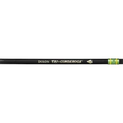 Dixon Tri-Conderoga The World's Most Comfortable Pencil Wooden Pencils, No. 2 Medium Lead, Dozen (22500) Sale