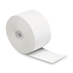 Online DN PUSH Single-Ply Thermal Paper Rolls, 1-3/4" x 230 ft, White, 10/Pack Pos Paper