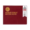 Sale Notary Public Record Book, Red (880) Accounting & Record Journals