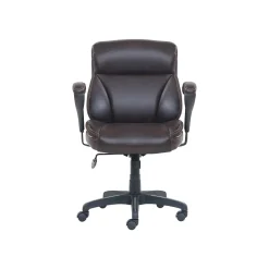 Clearance Bonded Leather Task Chair, Brown (51451) Office Chairs