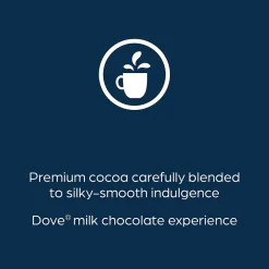 Keurig K-Cups<Dove Silky Smooth Milk Chocolate Hot Cocoa, Flavia Freshpack, 72/Carton (MDRA117)