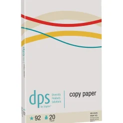 New DPS by Staples 30% Recycled 11" x 17" Copy Paper, 20 lbs., 92 Brightness, 500 Sheets/Ream (DPS01117RCY-CC) Copy Paper