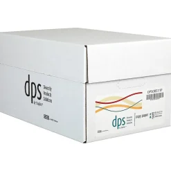 DPS by Staples Copy Paper, 8.5" x 11", 20 lbs., White, 500 Sheets/Ream, 10 Reams/Carton (DPS08511) Copy Paper