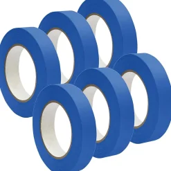 DSS Distributing 1" x 55 Yds, Premium Grade Masking Tape, Blue, 6 Rolls/Bundle (DSS46163-6)* Masking Tape