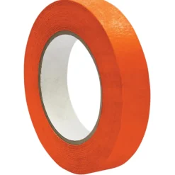 DSS Distributing 1" x 55 Yds, Premium Grade Masking Tape, Orange, 6 Rolls/Bundle (DSS46167-6)* Masking Tape