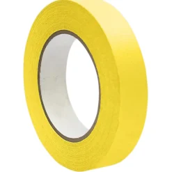 DSS Distributing 1" x 55 Yds, Premium Grade Masking Tape, Yellow, 6 Rolls/Bundle (DSS46169-6)* Masking Tape
