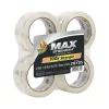 Duck Max Strength Heavy Duty Packing Tape, 1.88" x 54.6 yds., Clear, 4/Pack (241511)* Packing Tape
