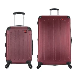 DUKAP Intely 2-Piece Hardside Spinner Luggage Set, TSA Checkpoint Friendly, (DKINT0SM-WIN)