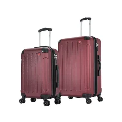 DUKAP Intely 2-Piece Hardside Spinner Luggage Set, TSA Checkpoint Friendly, (DKINT0SM-WIN)