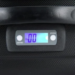 DUKAP Intely 2-Piece Hardside Spinner Luggage Set, TSA Checkpoint Friendly, (DKINT0SM-BLK)