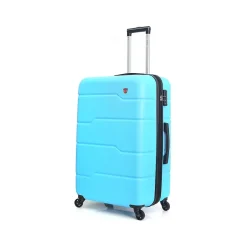 DUKAP Rodez 20" Hardside Carry-On Suitcase, 4-Wheeled Spinner, TSA Checkpoint Friendly, (DKROD00S-LBL)