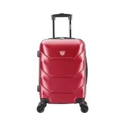 DUKAP Zonix 20" Hardside Carry-On Suitcase, 4-Wheeled Spinner, Wine (DKZON00S-WIN)