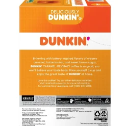 Keurig K-Cups<Dunkin' Caramel Me Crazy Coffee Keurig® K-Cup® Pods, Medium Roast, 22/Box (5000364900)