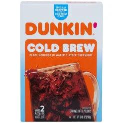 Keurig K-Cups<Dunkin' Cold Brew Coffee Pods, 2/Box (SMU00988)