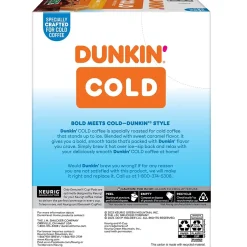 Keurig K-Cups<Dunkin' Cold Caramel Iced Coffee Keurig® K-Cup® Pods, Medium Dark Roast, 22/Box (5000375314)