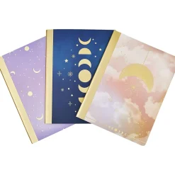 Eccolo Composition Notebooks, 7.5" x 9.75", College-Ruled, 80 Sheets, Assorted Colors, 3/Pack (ST840A-3PACK) Hot