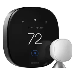 Smart Thermostats<ecobee Premium Smart Programmable Touch-Screen Thermostat, Smart Sensor Included (EB-STATE6-01)