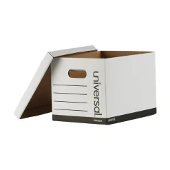 Universal Economy Boxes, 12 x 15 x 9 7/8, White, 10/Carton Sale