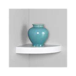 Wood Mounted Wall Shelf, 11.8", White (0191806) Shelving