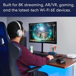 Eero AX2300 Tri Band MU-MIMO WiFi 6E Gaming Router, White (B091G65HH6)* Wi-Fi Routers